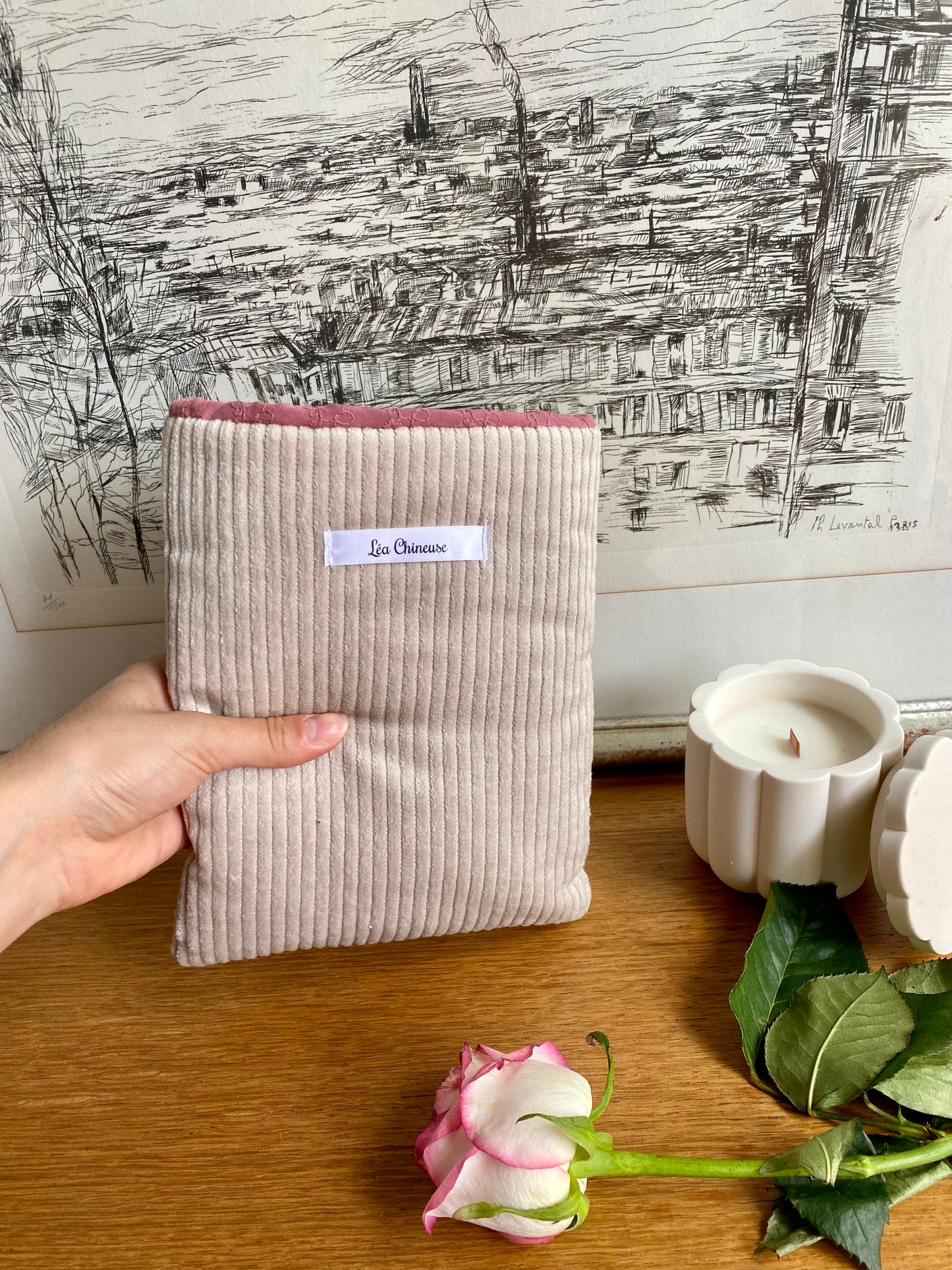 Pochette à livre réversible