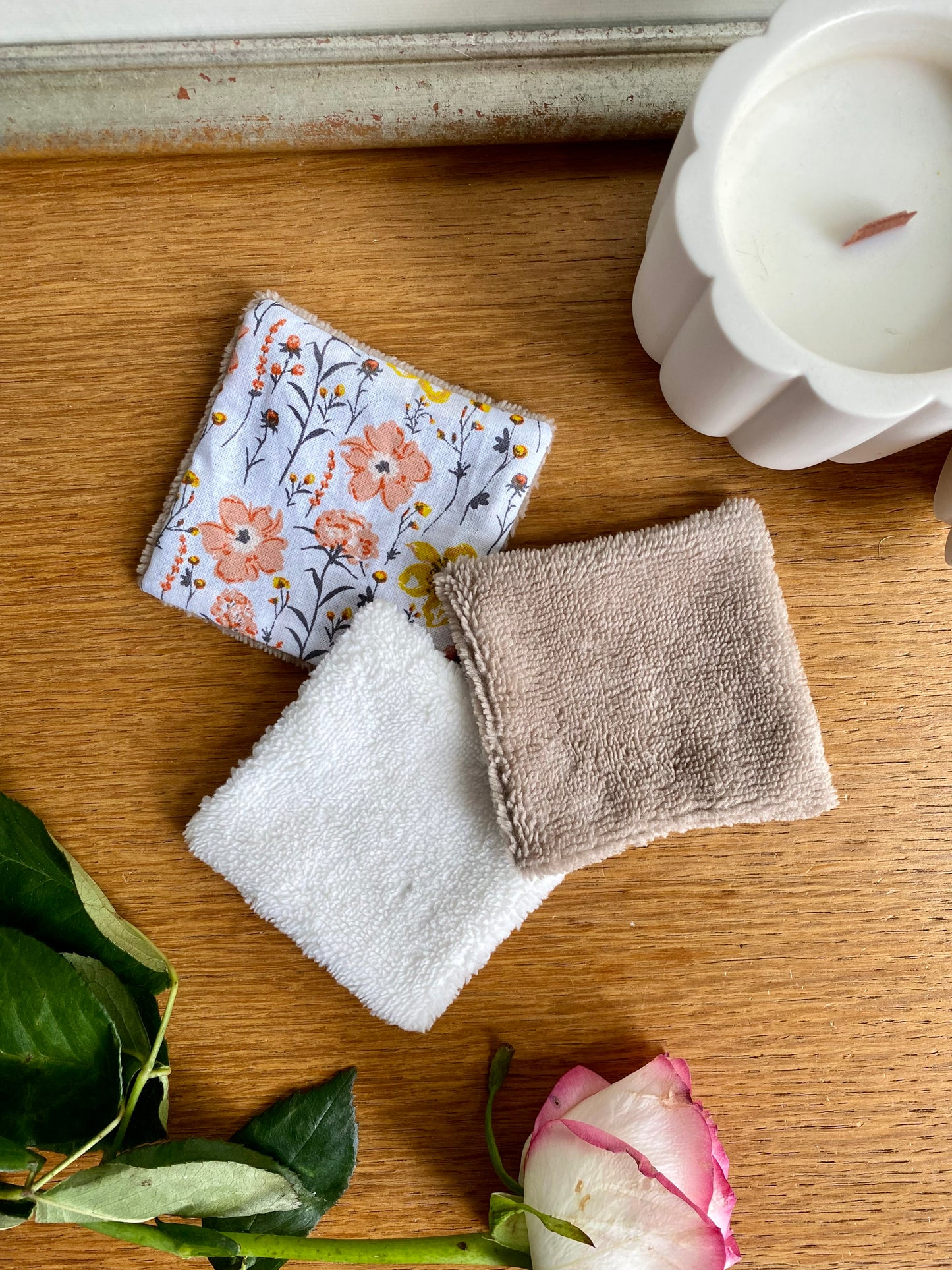 Lingettes nettoyantes lavables