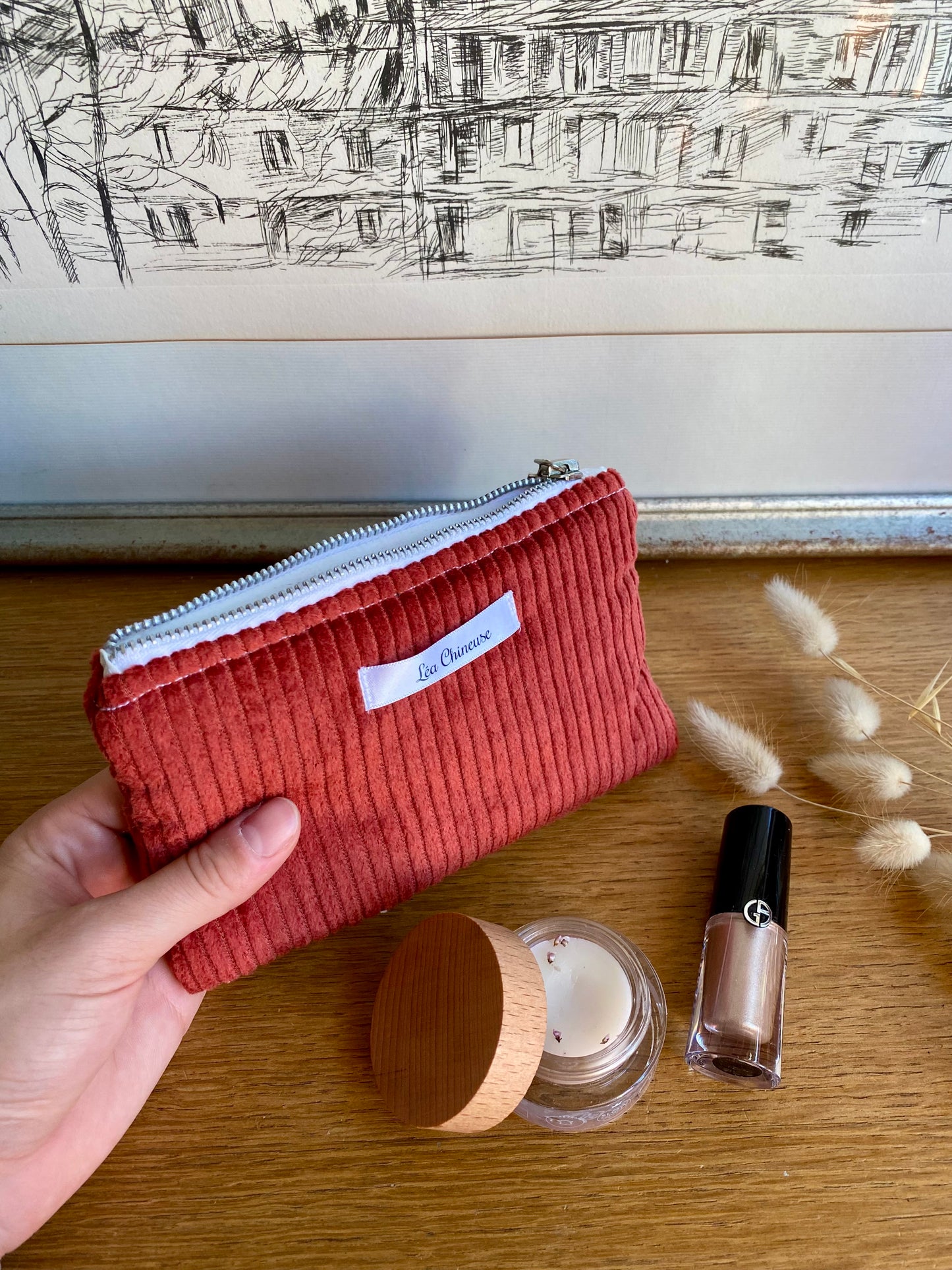 Pochette mini molletonnée