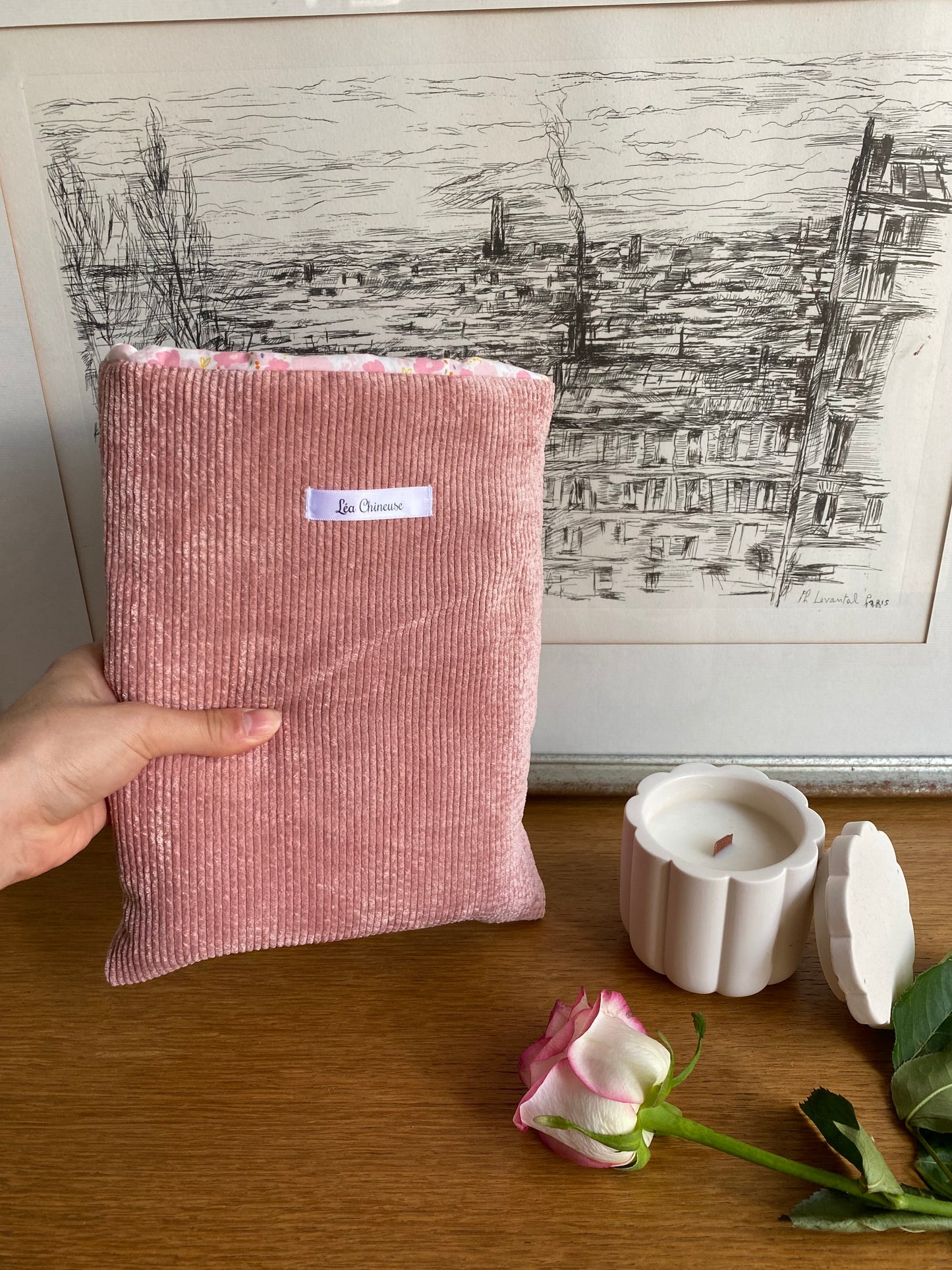 Pochette à livre réversible
