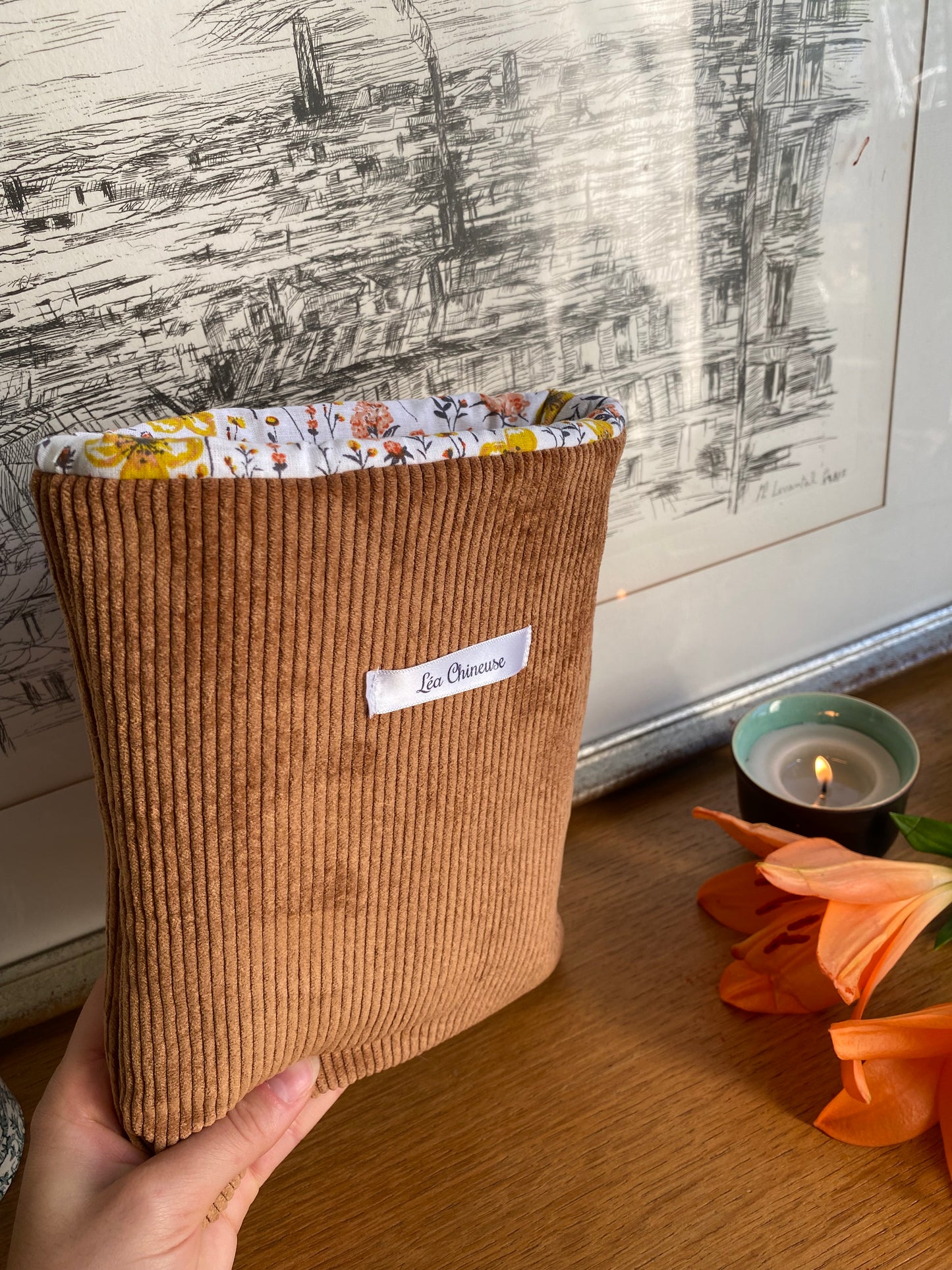 Pochette à livre réversible