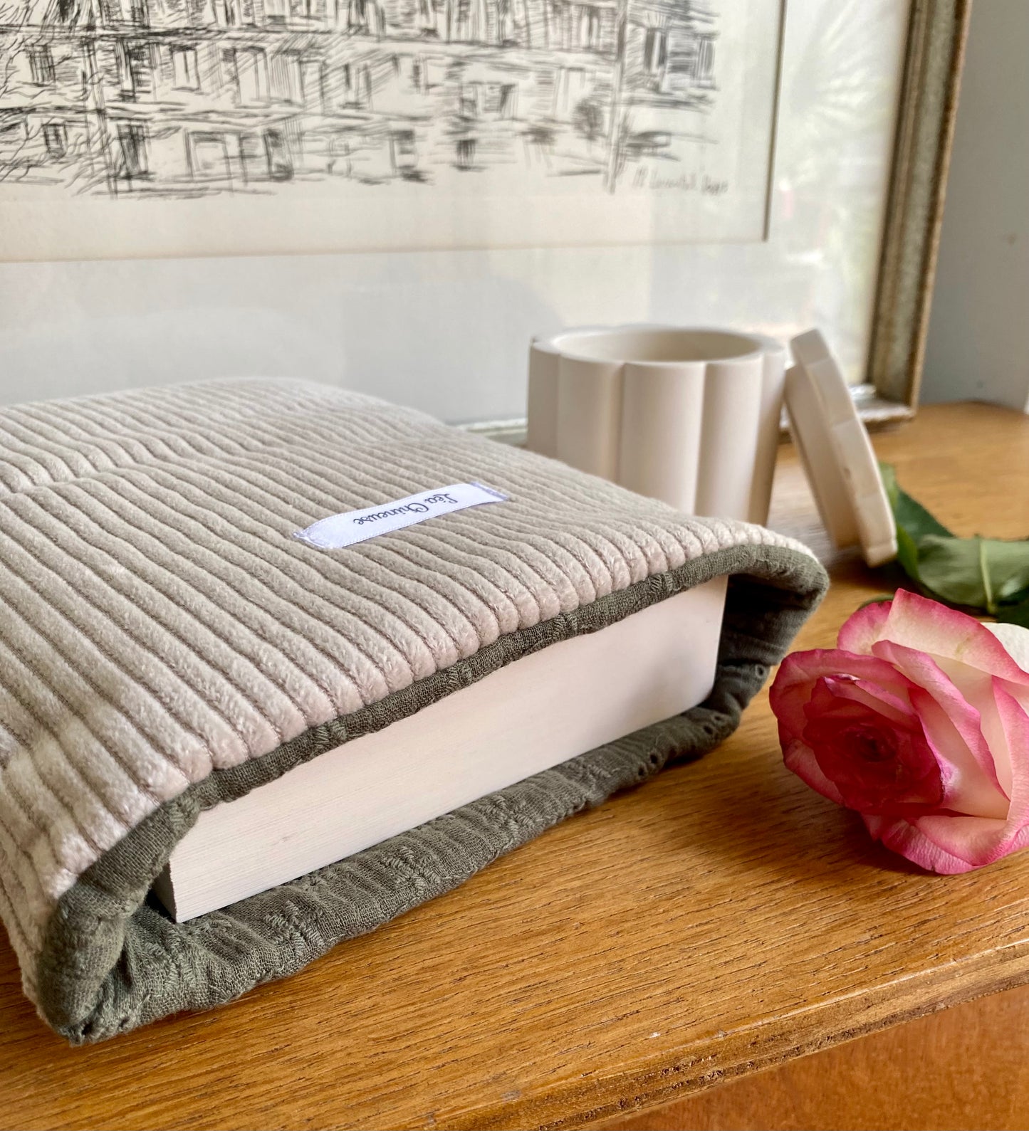Pochette à livre réversible