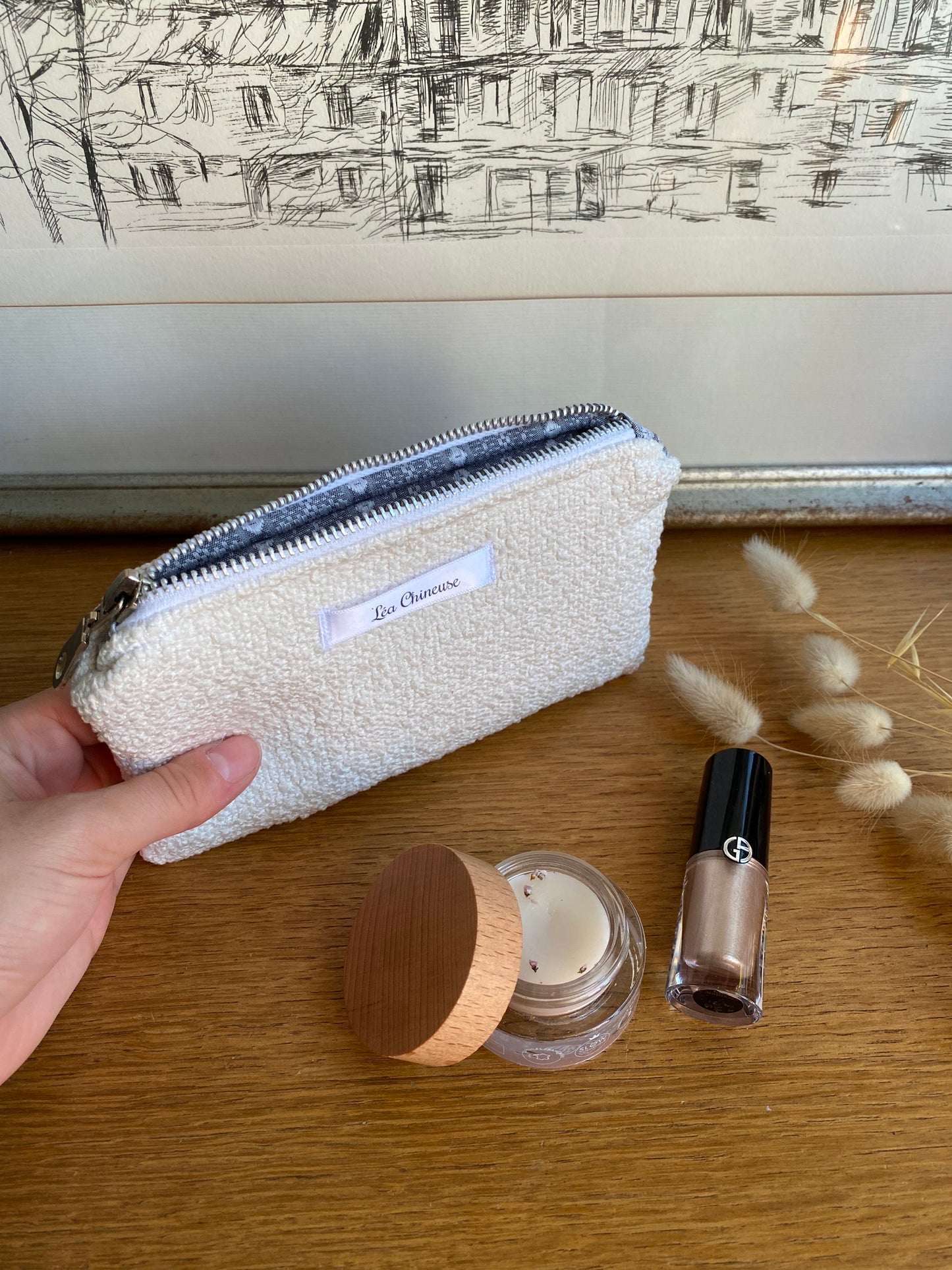 Pochette mini molletonnée