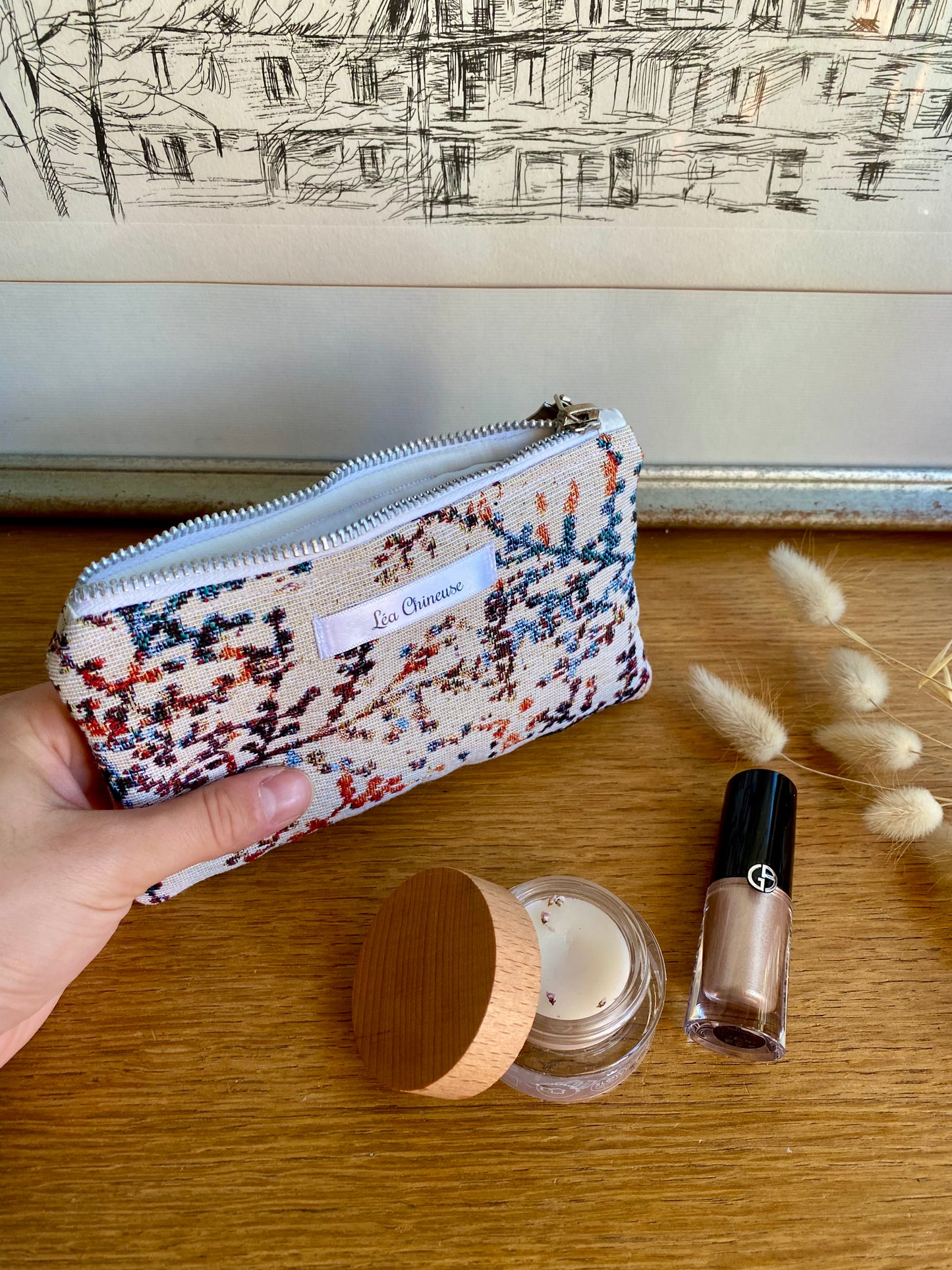 Pochette mini molletonnée