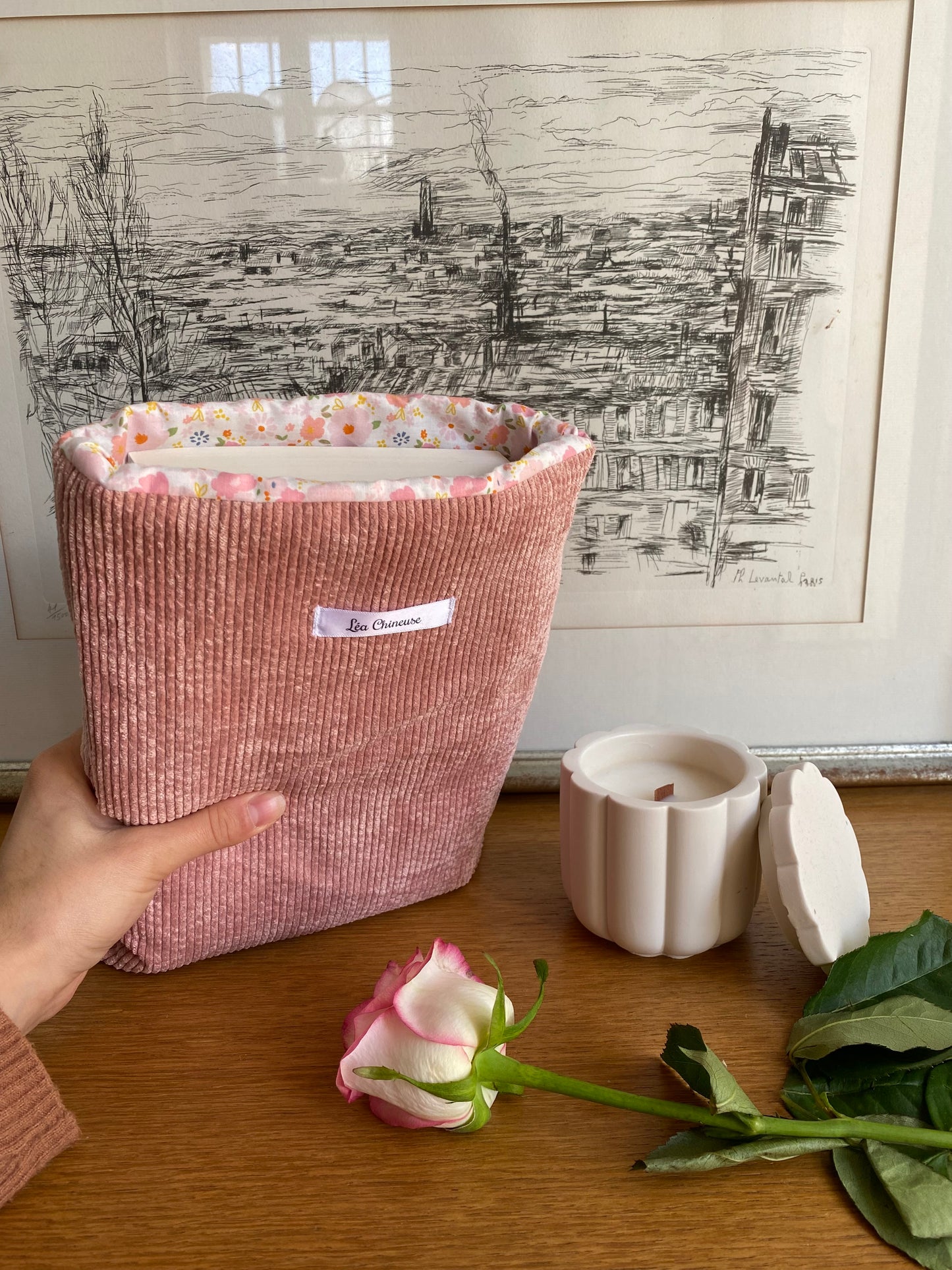Pochette à livre réversible