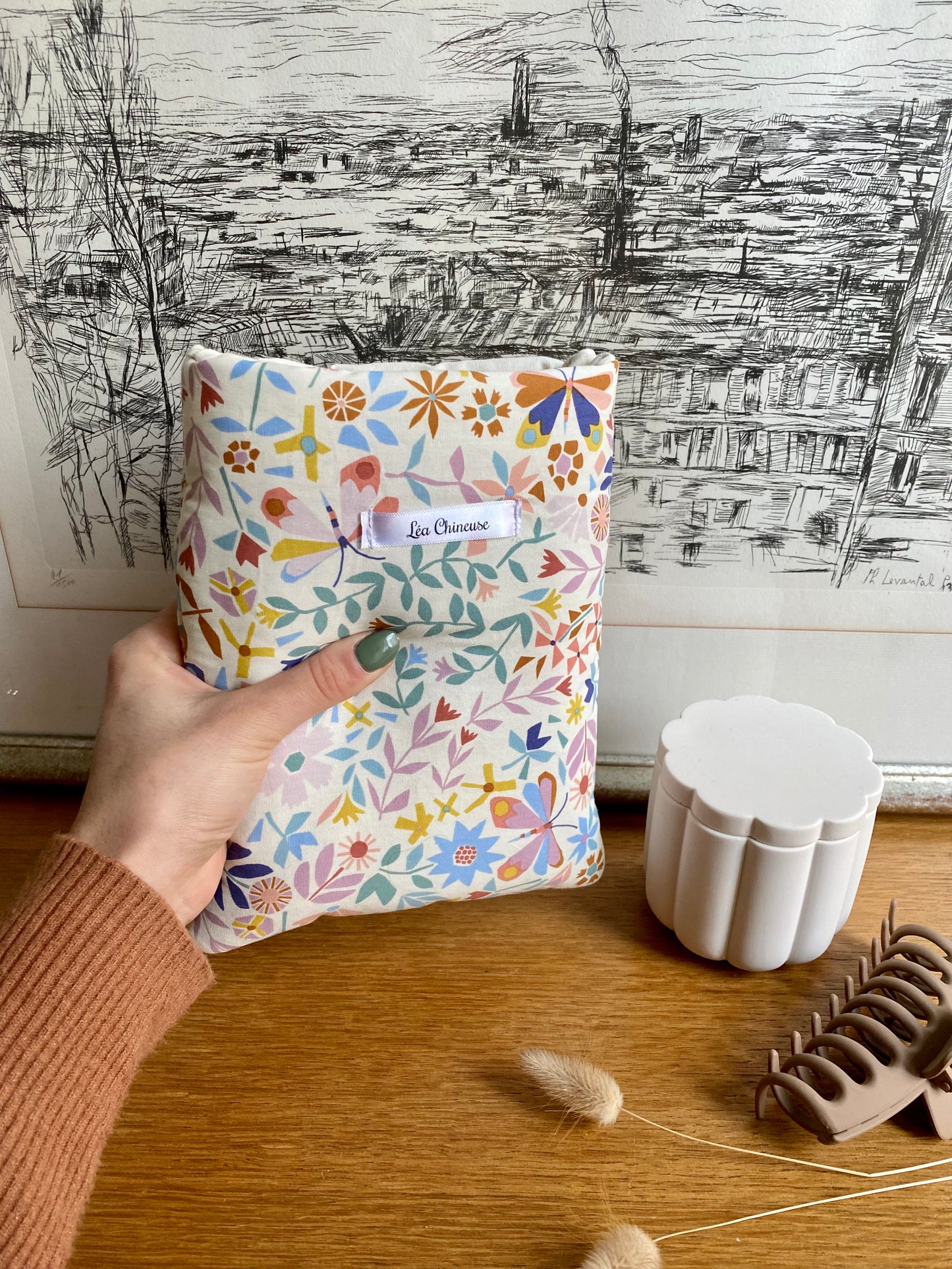 Pochette à livre réversible