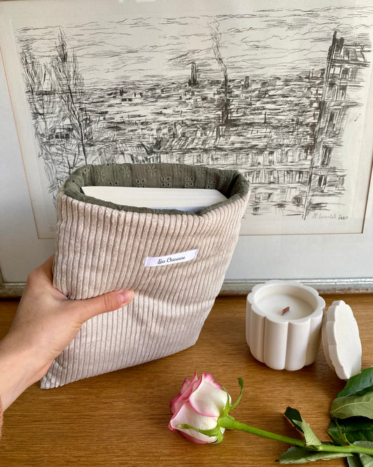 Pochette à livre réversible