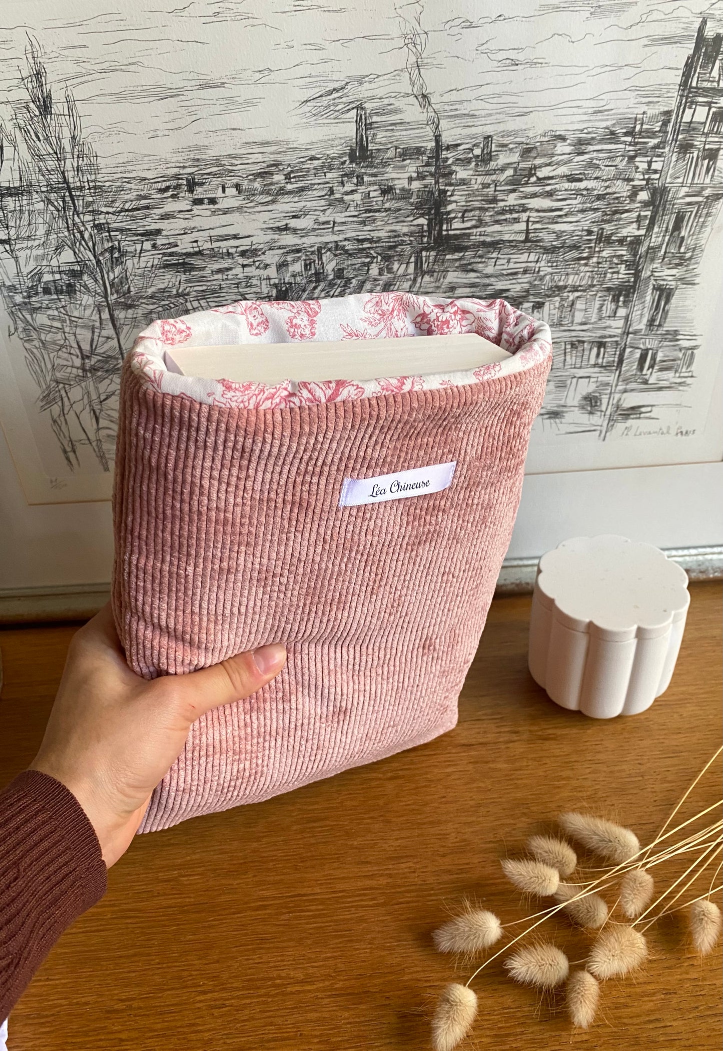 Pochette à livre réversible