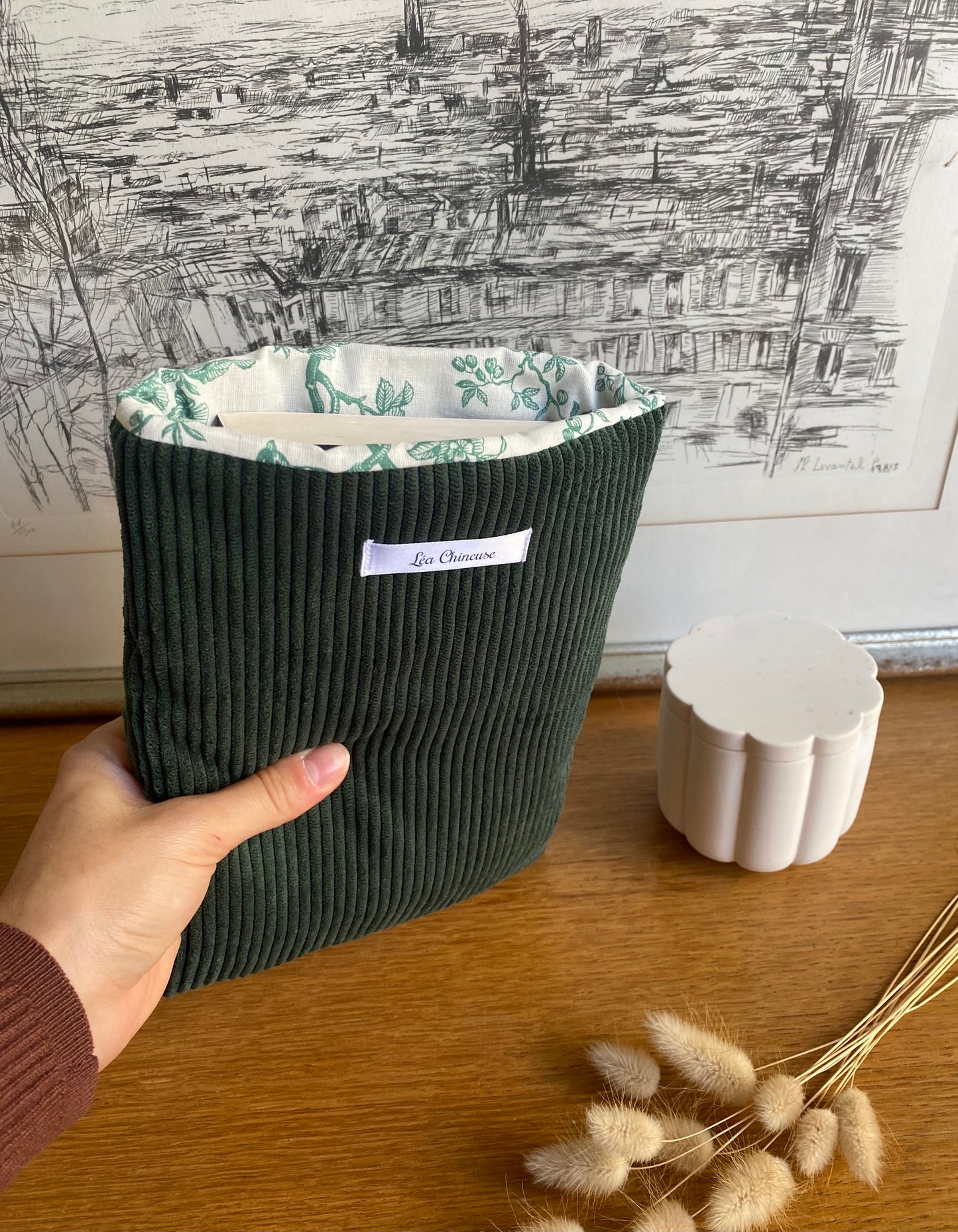 Pochette à livre réversible