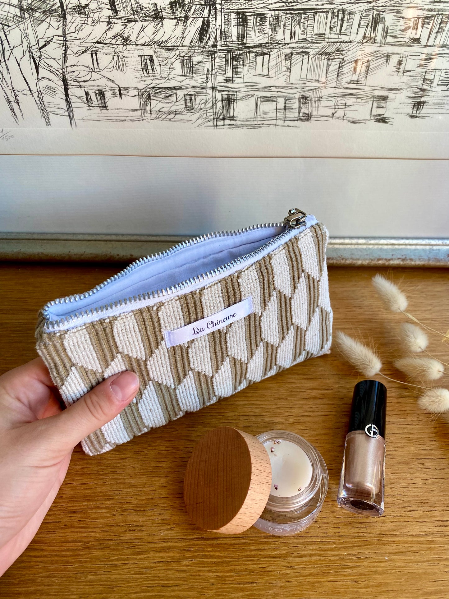Pochette mini molletonnée