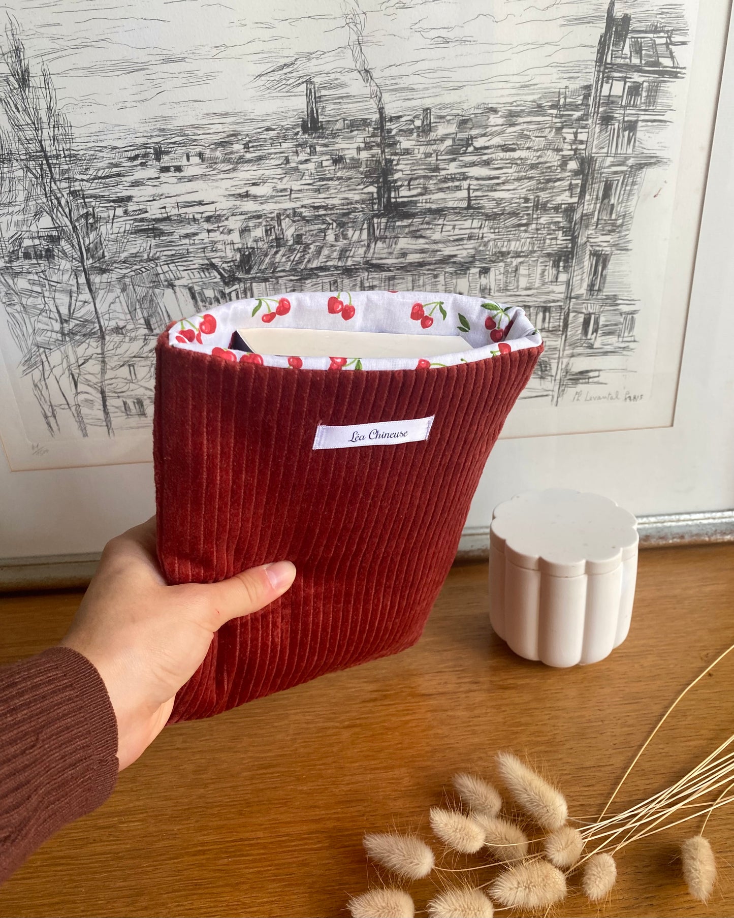 Pochette à livre réversible