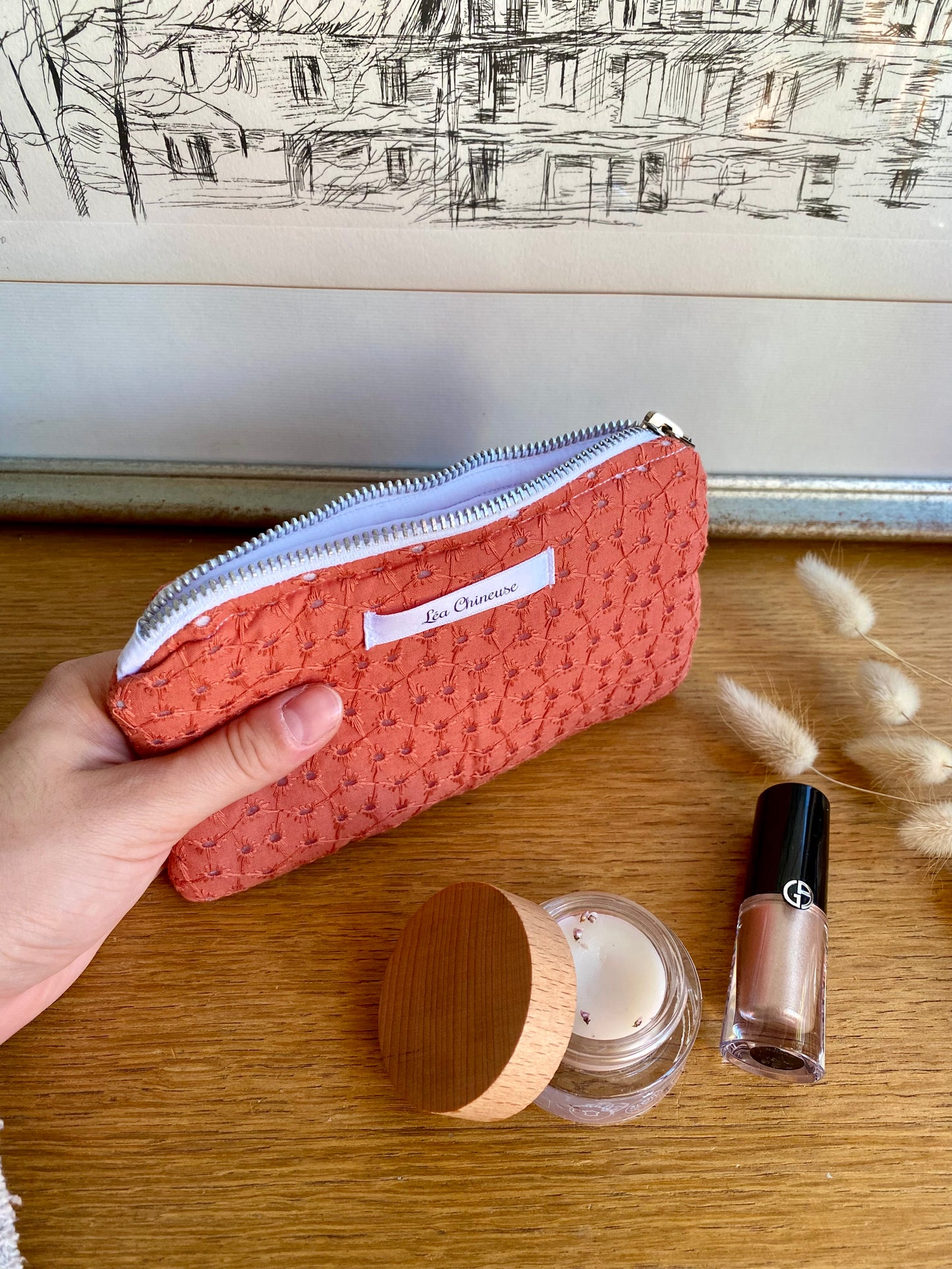 Pochette mini molletonnée