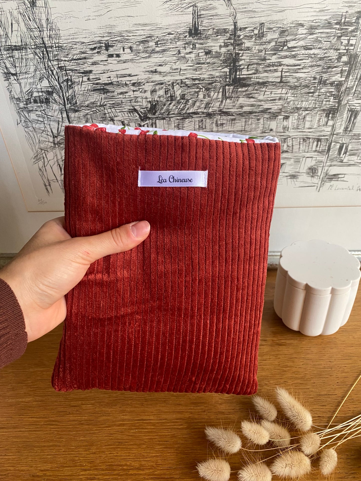 Pochette à livre réversible