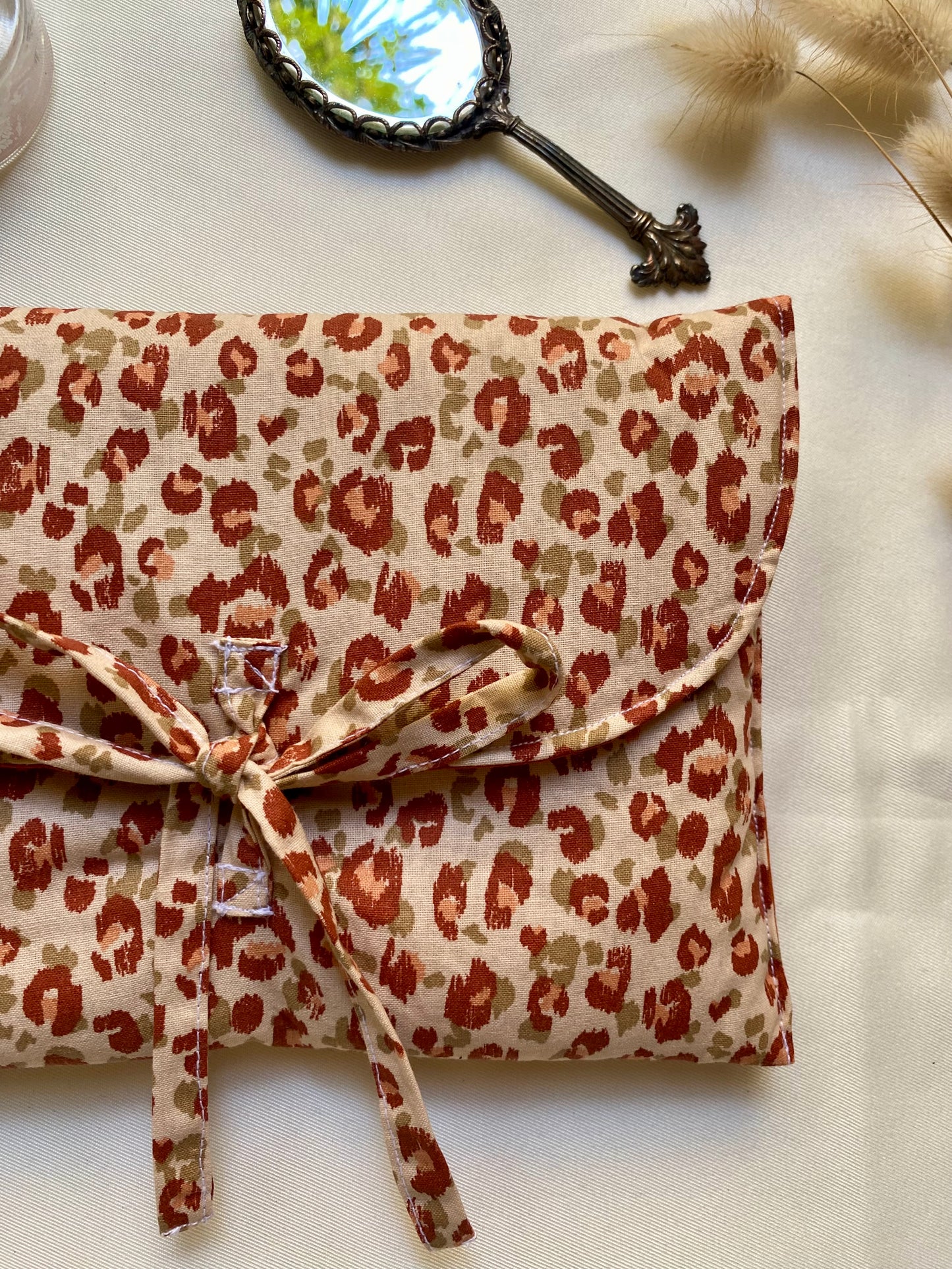 Pochette à lacet Léopard