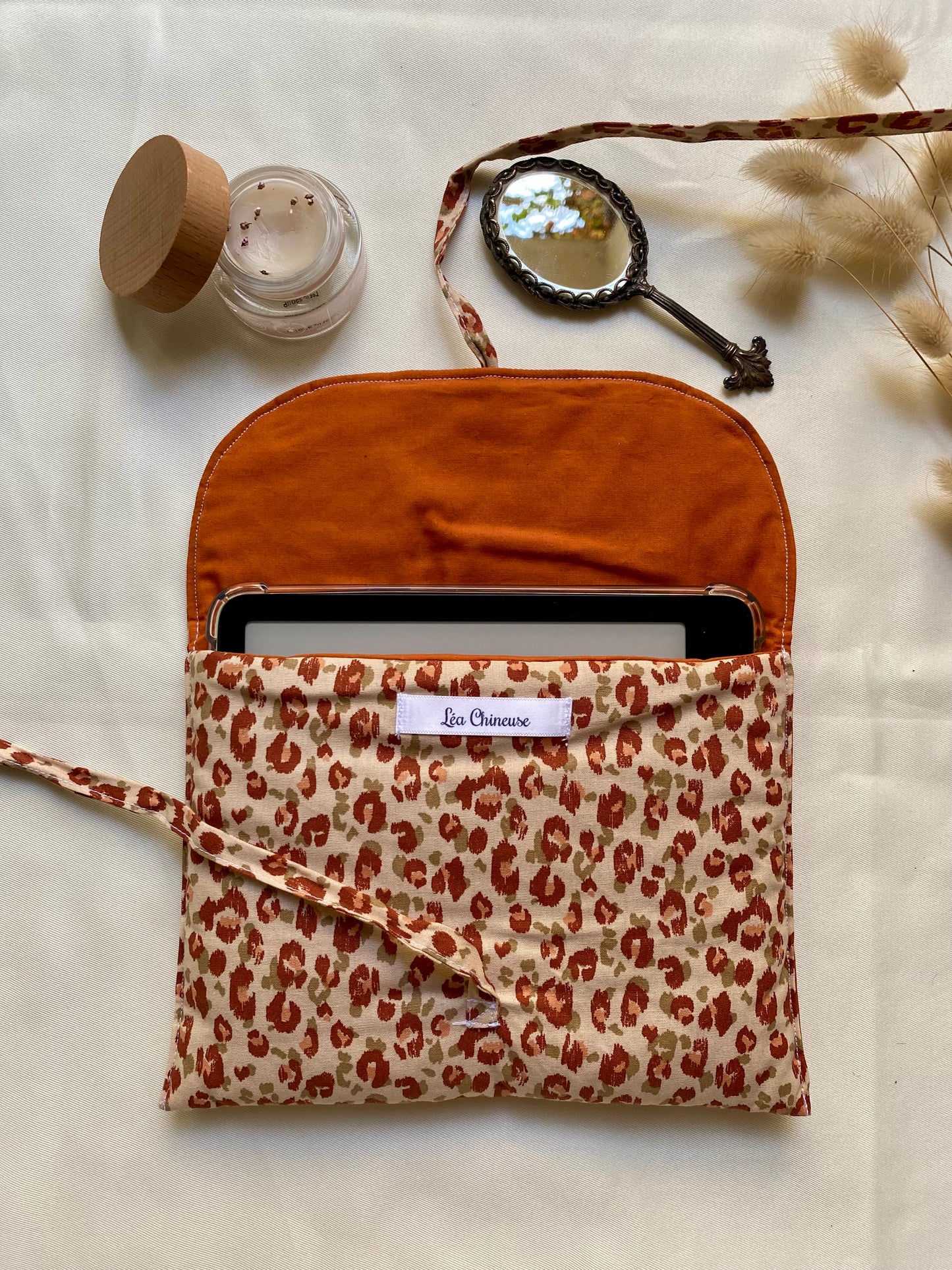 Pochette à lacet Léopard