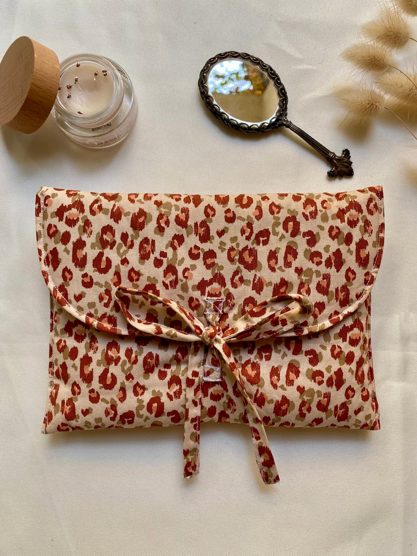 Pochette à lacet Léopard