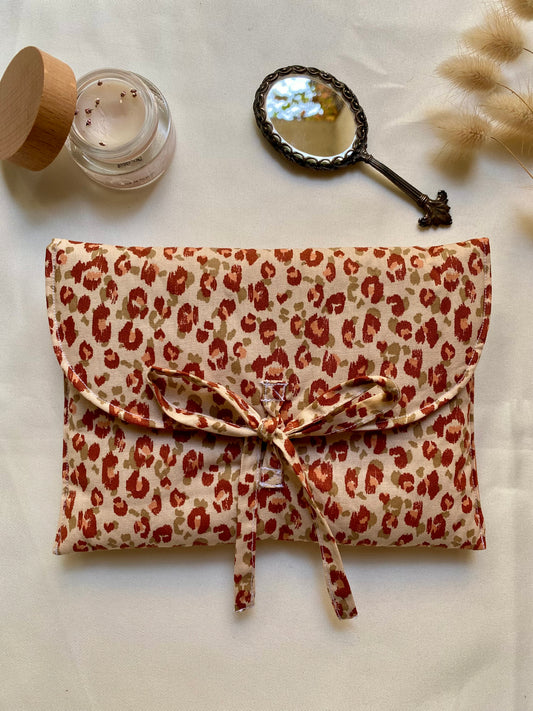 Pochette à lacet Léopard