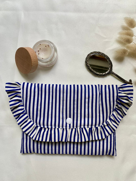 Pochette à volant Marine