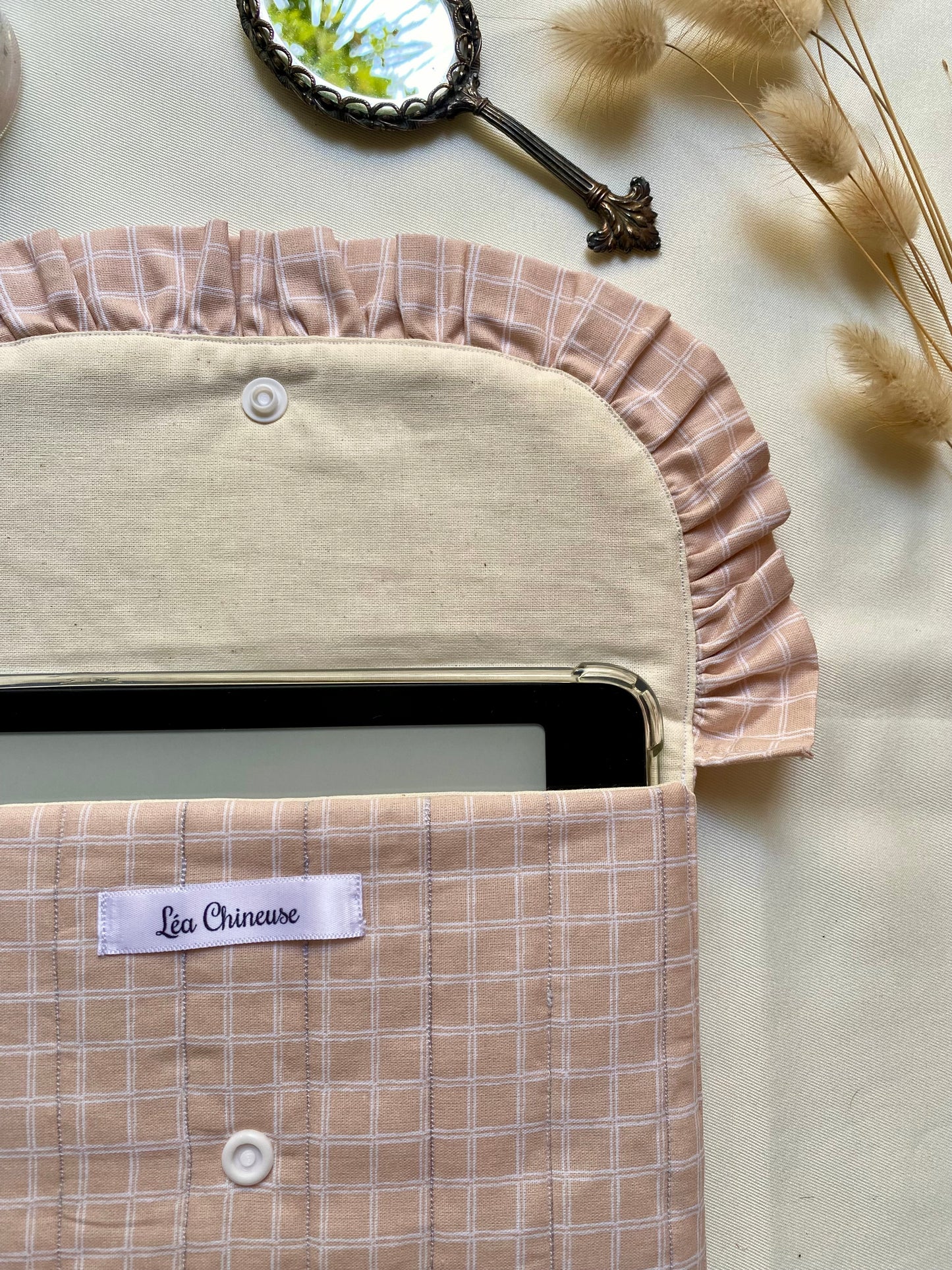 Pochette à volant Carreaux