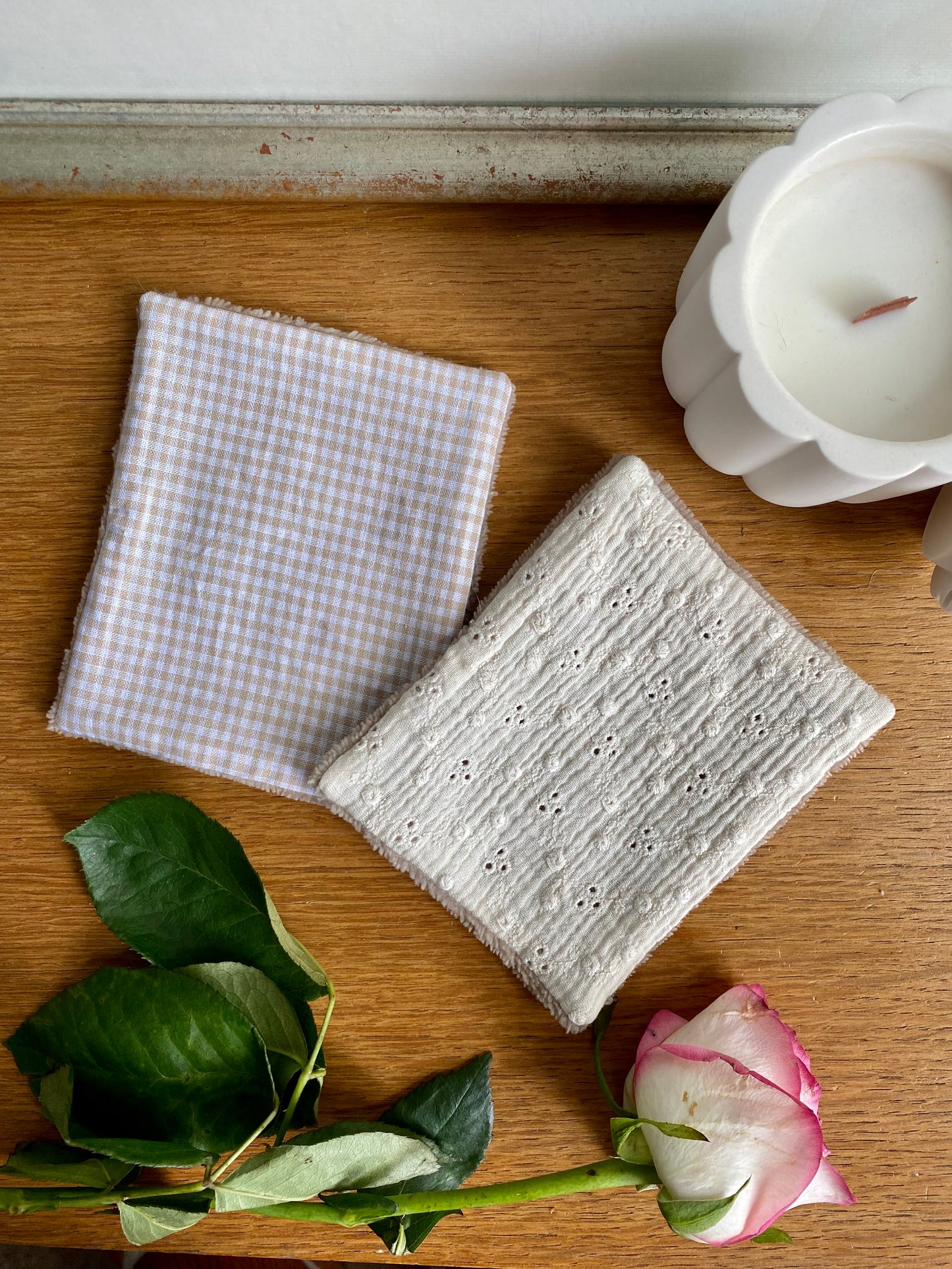 Lingettes démaquillantes lavables